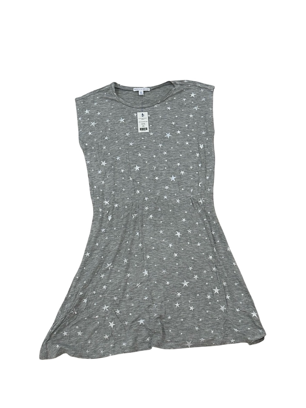 NWT Rockets of Awesome Girls' 10/12 Gray Star Print Swing Dress
